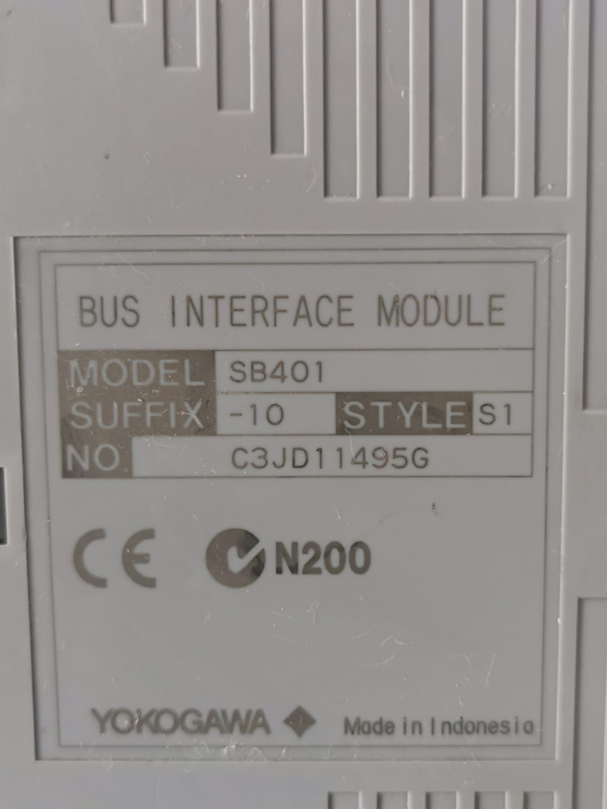 Yokogawa SB401-10 S1 YOKOGAWA SB401-10 S1 Bus Interface Module with ESB Bus Address Terminal Module 5