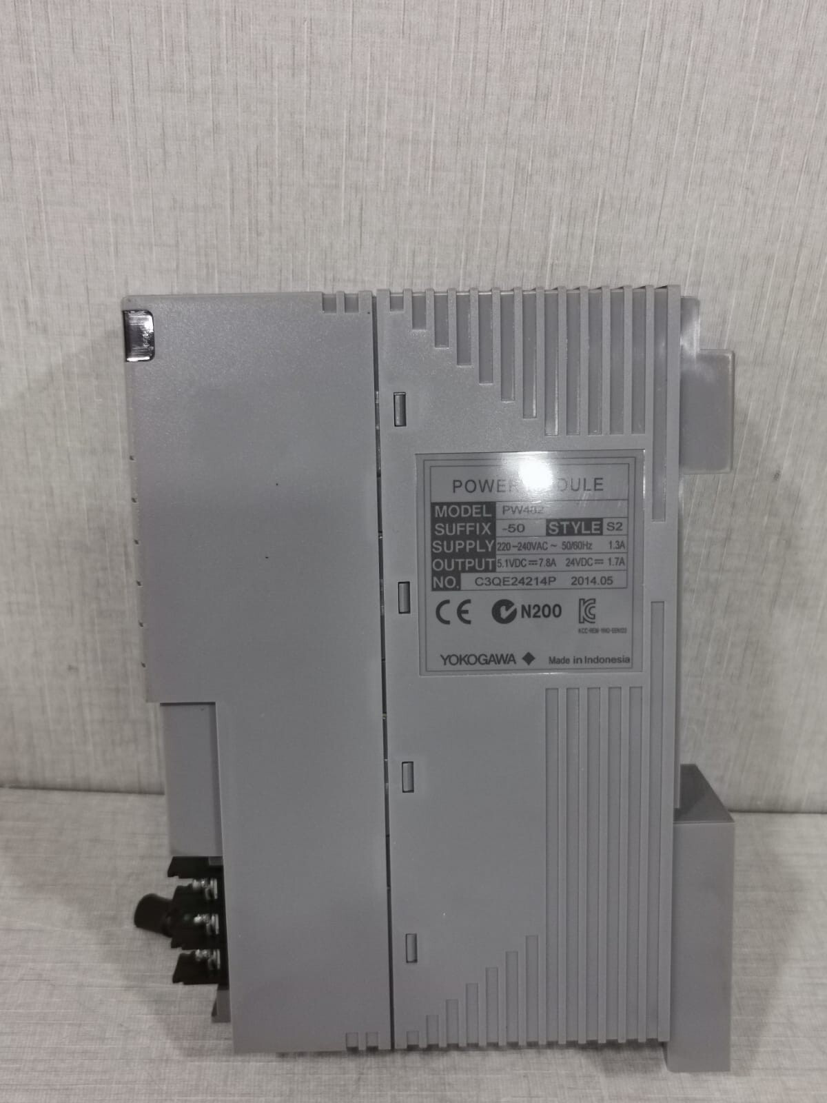 Yokogawa PW482-50 STYLE S2 YOKOGAWA PW482 POWER MODULE PW482-50 STYLE S2-WITHOUT COVER 3