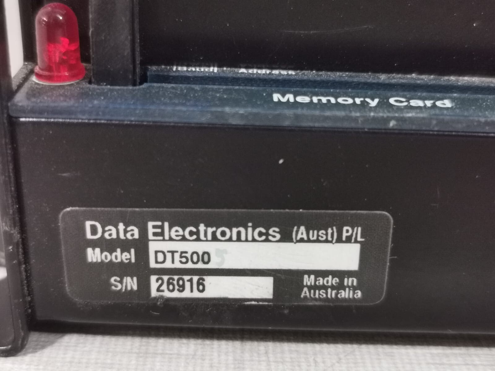DATA TAKER DT500 DATA TAKER 505 DT500 DATA LOGGER-WITH RUSTY PART & WITHOUT MEMORY CARD 2