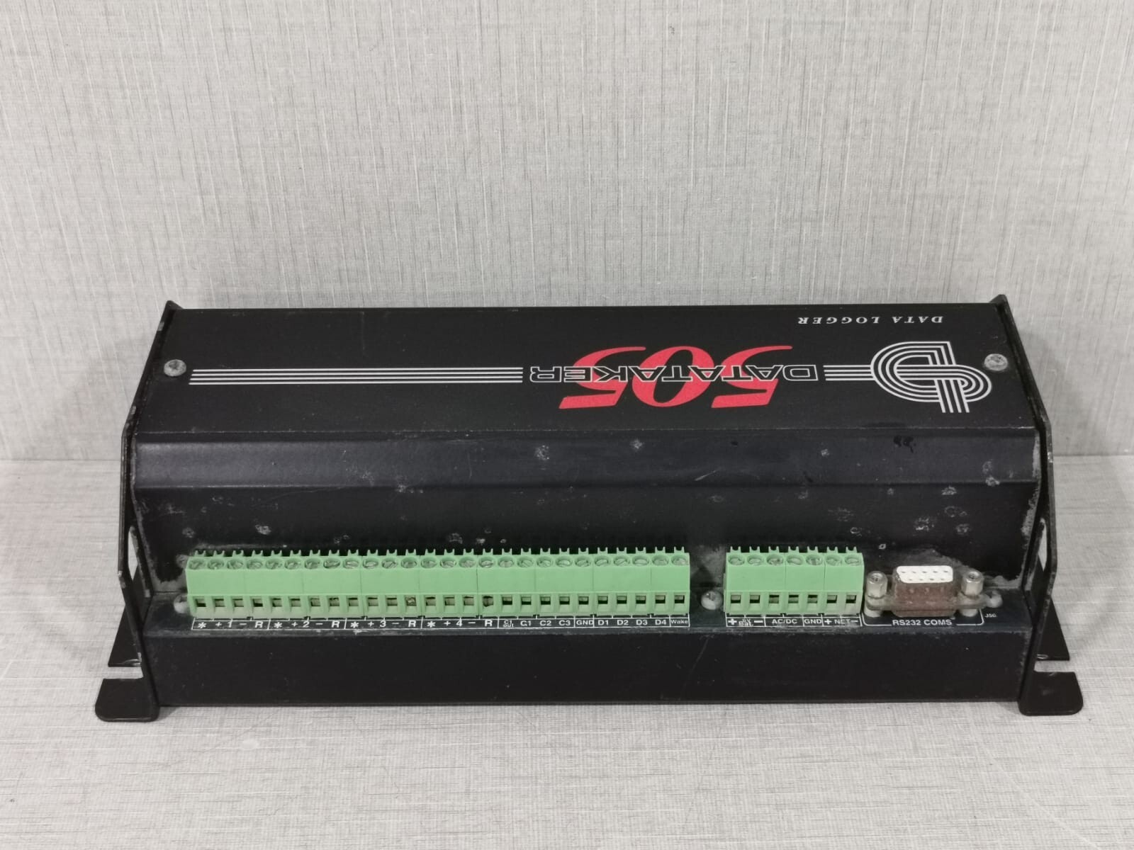 DATA TAKER DT500 DATA TAKER 505 DT500 DATA LOGGER-WITH RUSTY PART & WITHOUT MEMORY CARD 4