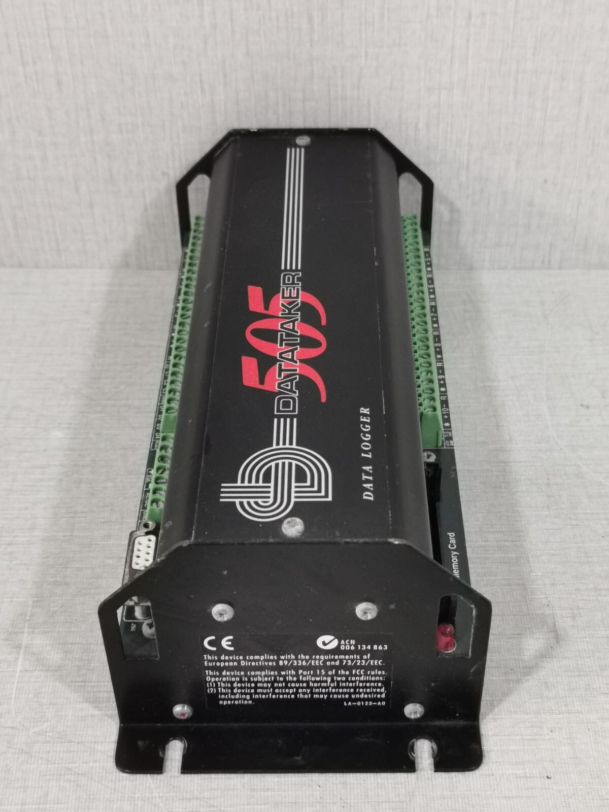 DATA TAKER DT500 DATA TAKER 505 DT500 DATA LOGGER-WITH RUSTY PART & WITHOUT MEMORY CARD 8