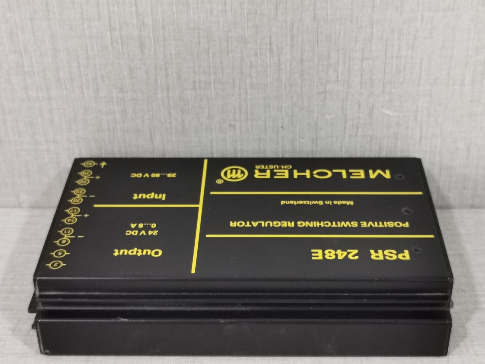 Melcher PSR 248E-7 MELCHER PSR 248E/ PSR 248E-7 POSITIVE SWITCHING REGULATOR 4