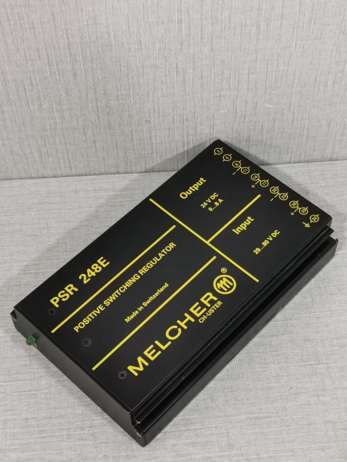 Melcher PSR 248E-7 MELCHER PSR 248E/ PSR 248E-7 POSITIVE SWITCHING REGULATOR 9