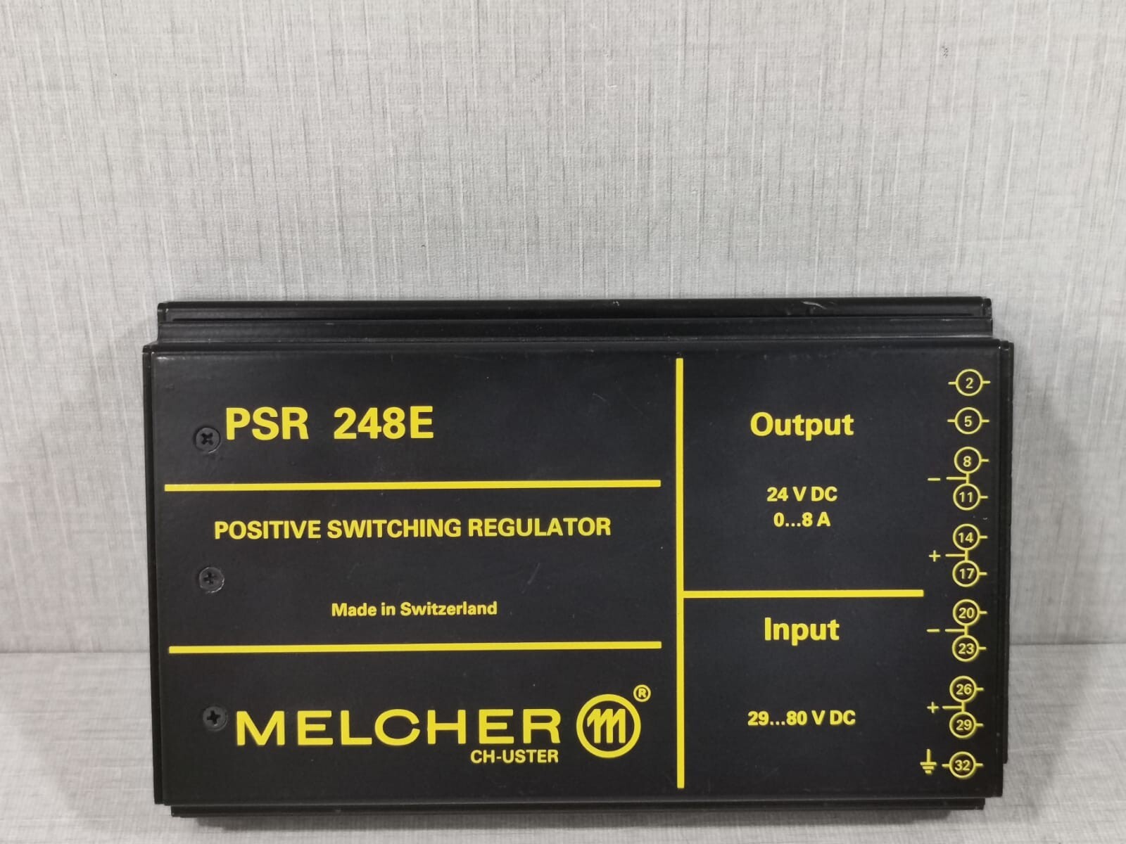 MELCHER PSR 248E/ PSR 248E-7 POSITIVE SWITCHING REGULATOR