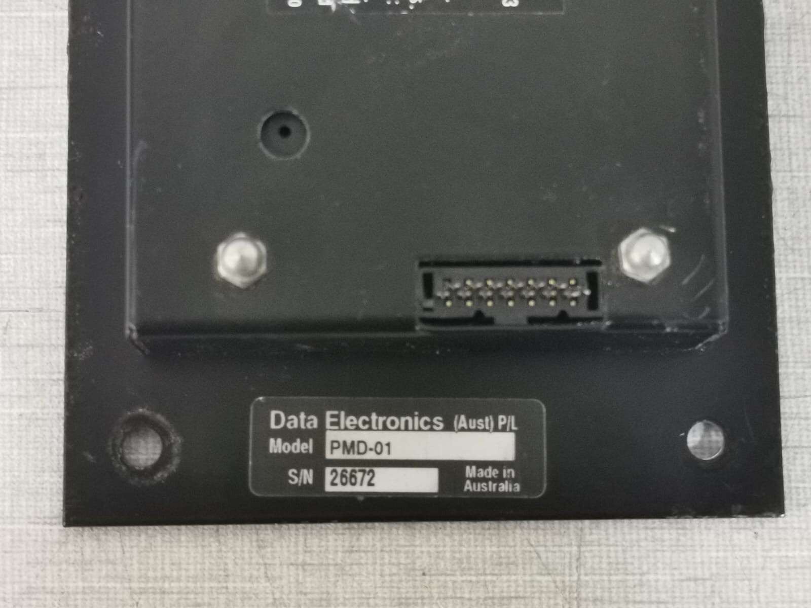 Data Taker PMD-01 Data Taker PMD-01 Display Module S/N: 26672 3