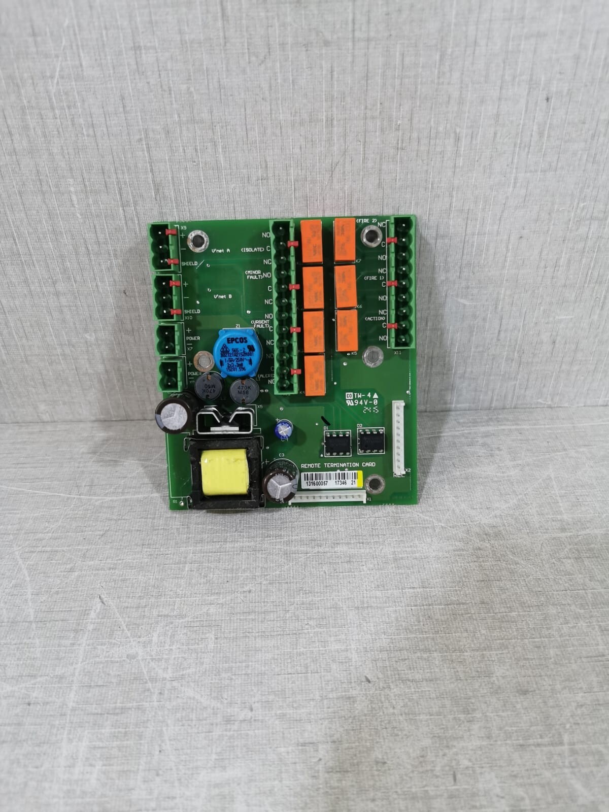 Remote Termination Card 131600057 17346 21 / 01513-08 PCB BOARD
