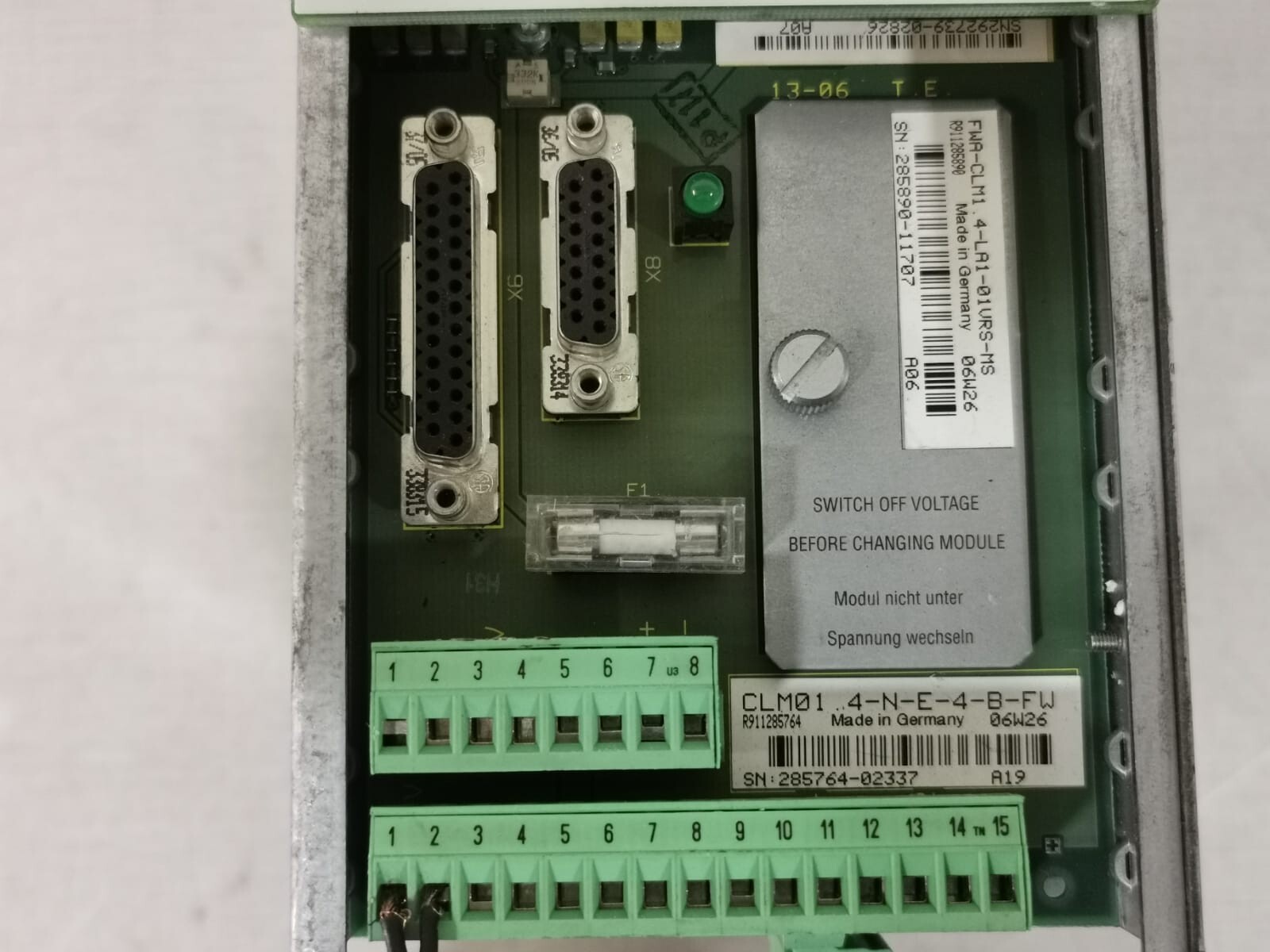 REXROTH INDRAMAT CLM01.4-N-E-4-B-FW REXROTH INDRAMAT CLM01.4-N-E-4-B-FW 5