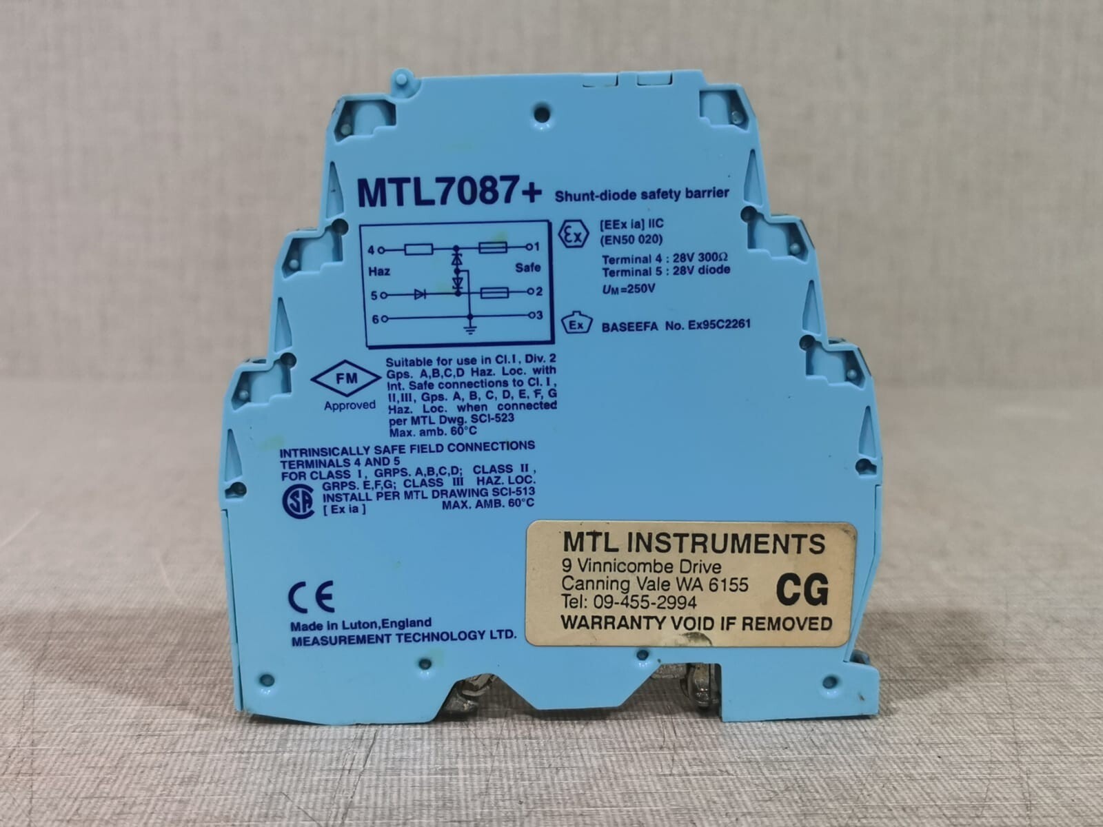 MTL 7087+ Shunt-Diode Safety Barrier