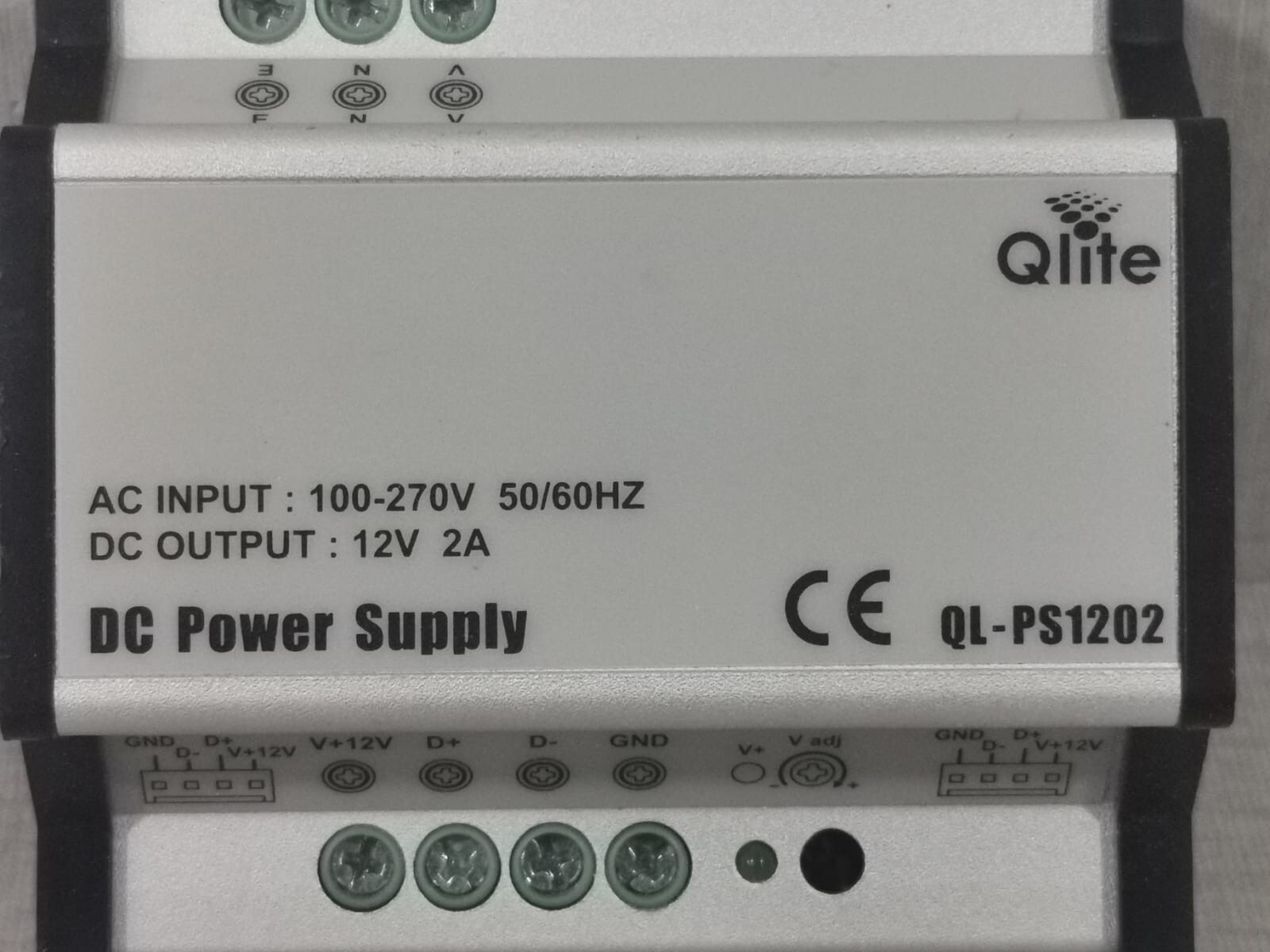 QLITE QL-PS1202 QLITE QL-PS1202 DC POWER SUPPLY 100-270V 2