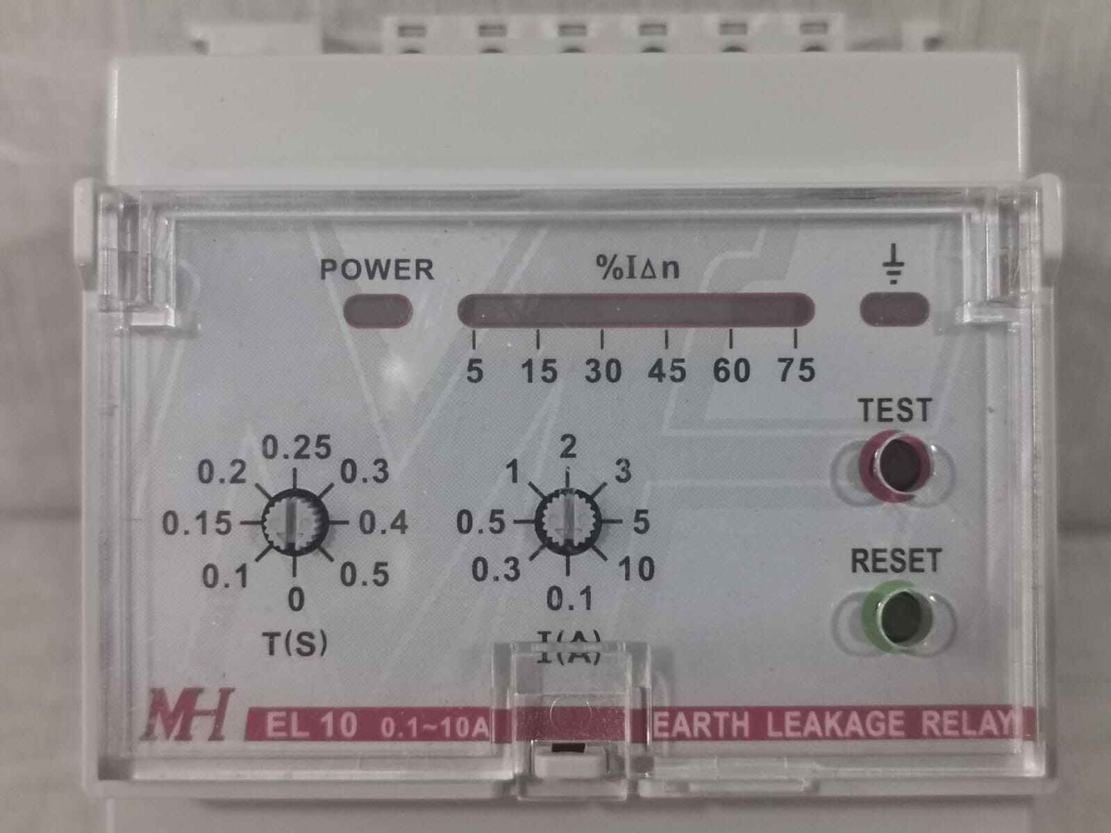 UNKNOWN EL10 MH EL10 EARTH LEAKAGE RELAY 2