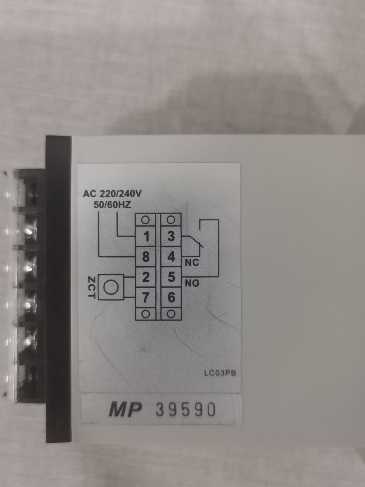 MH EL30P MH EL30P AC220/240V 50/60Hz EARTH LEAKAGE RELAY 5
