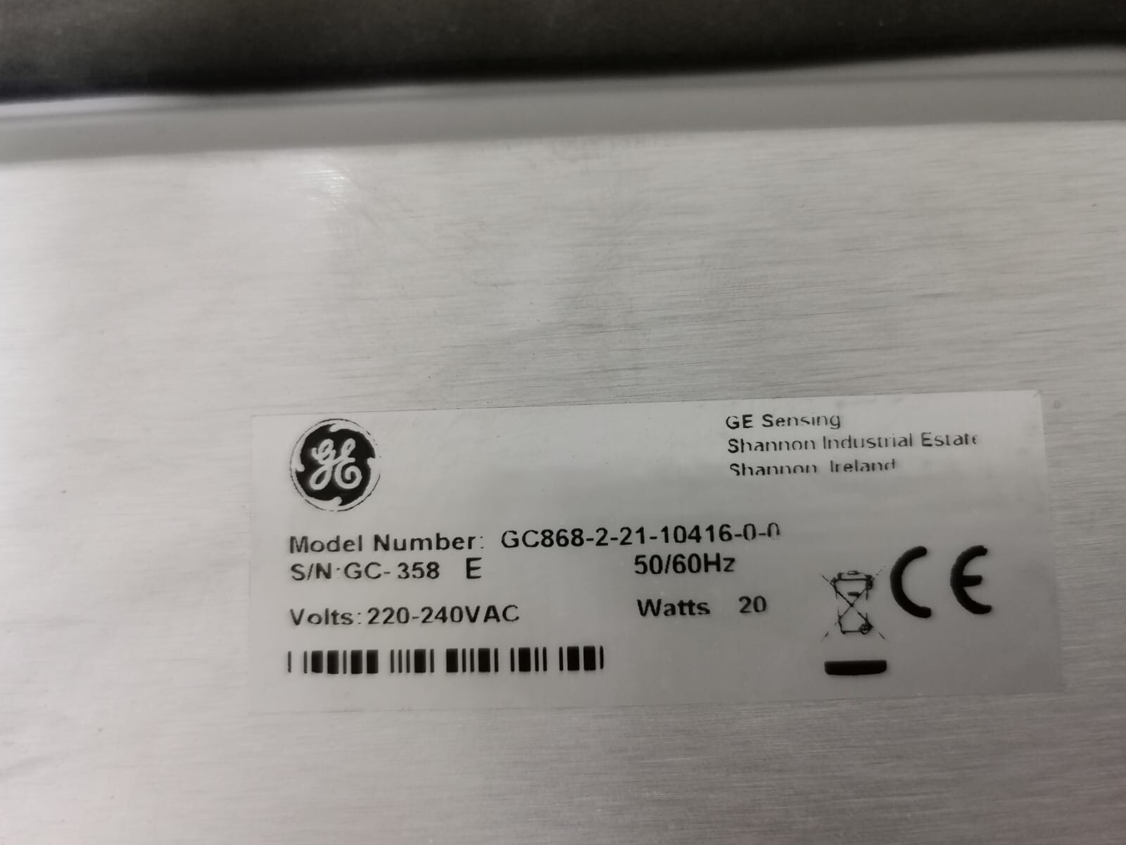 GE GC868-2-21-10416-0-0 GE DIGITALFLOW GC868/ GC868-2-21-10416-0-0 GAS FLOWMETER 5