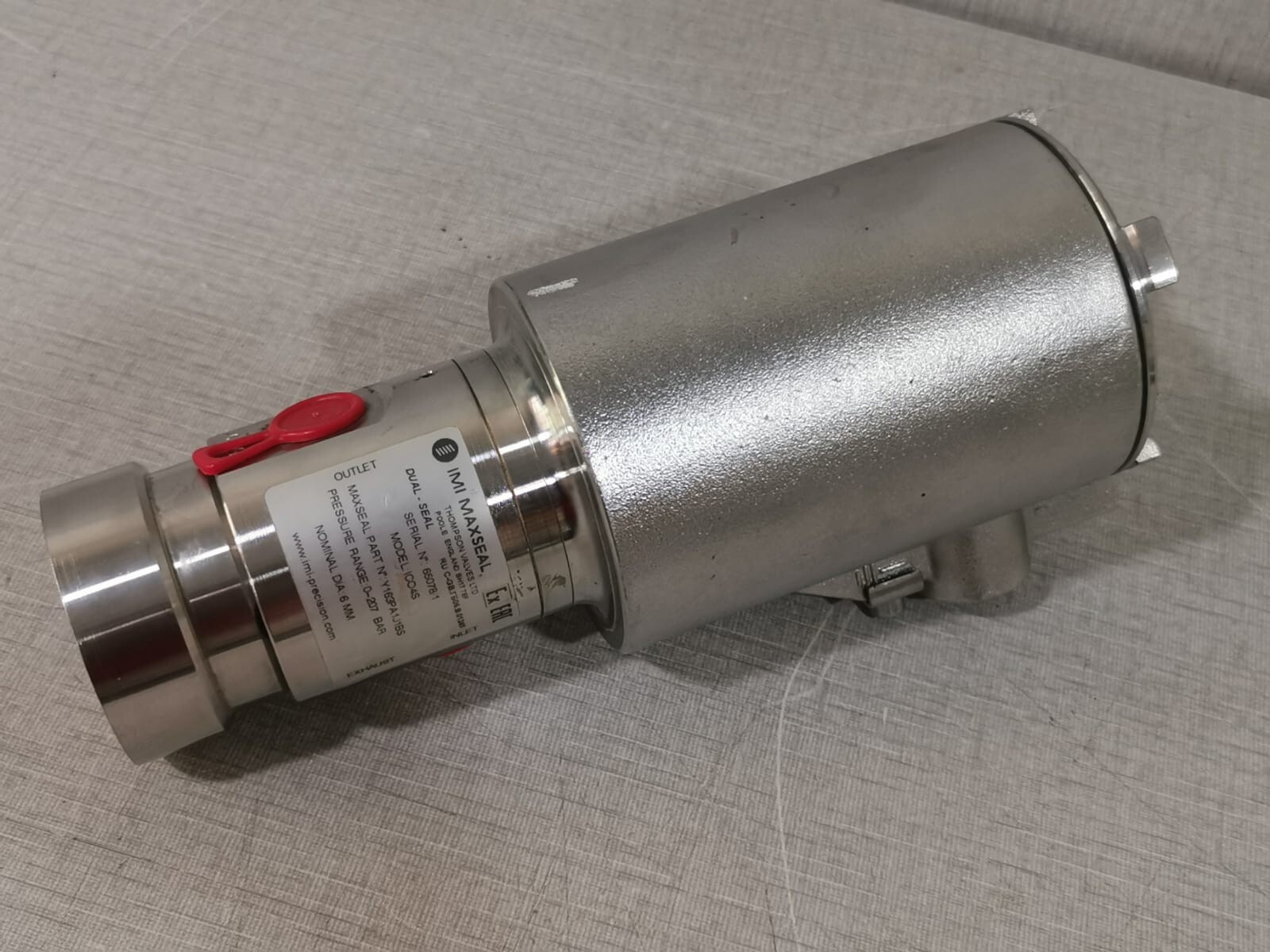 IMI MAXSEAL Y163PA1J1BS IMI MAXSEAL ICO4S Y163PA1J1BS Thomson Valves 4