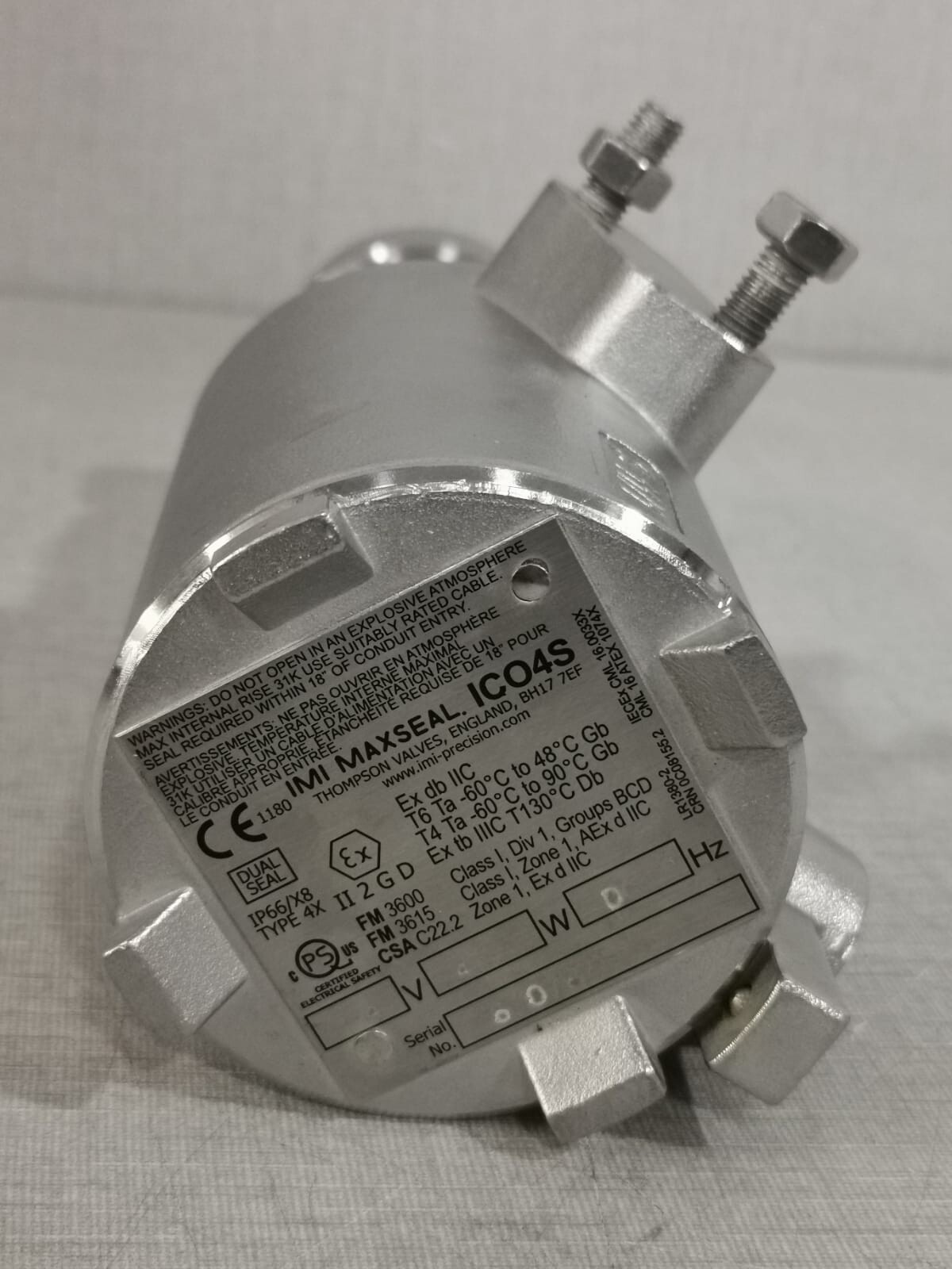 IMI MAXSEAL ICO4S Y163PA1J1BS Thomson Valves