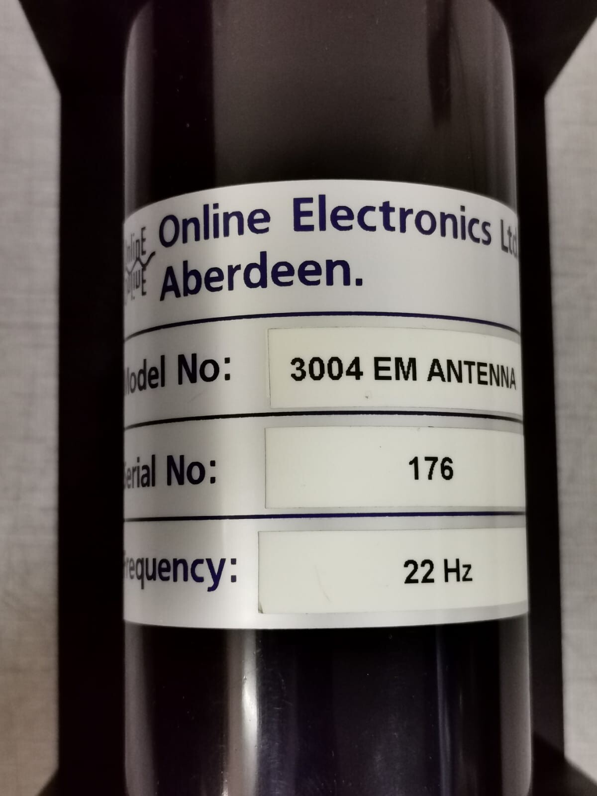 Online Electronics 3004-EM-ANTENNA Online Electronics Ltd. 3004 EM Antenna / Frequency: 22Hz 3