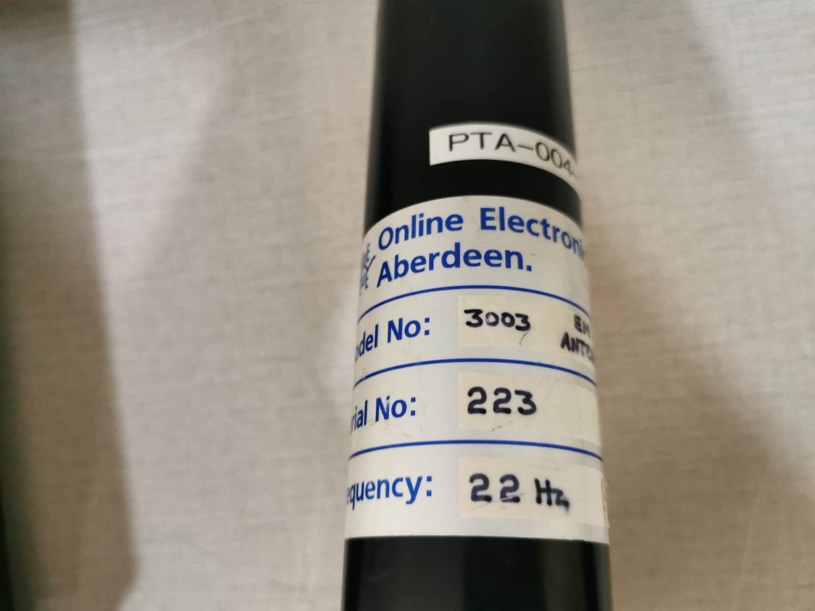 Online Electronics MODEL-3002 Online Electronics Ltd. Model 3002 RS Receiver & 3003 ElectroMagnetic Antenna 7