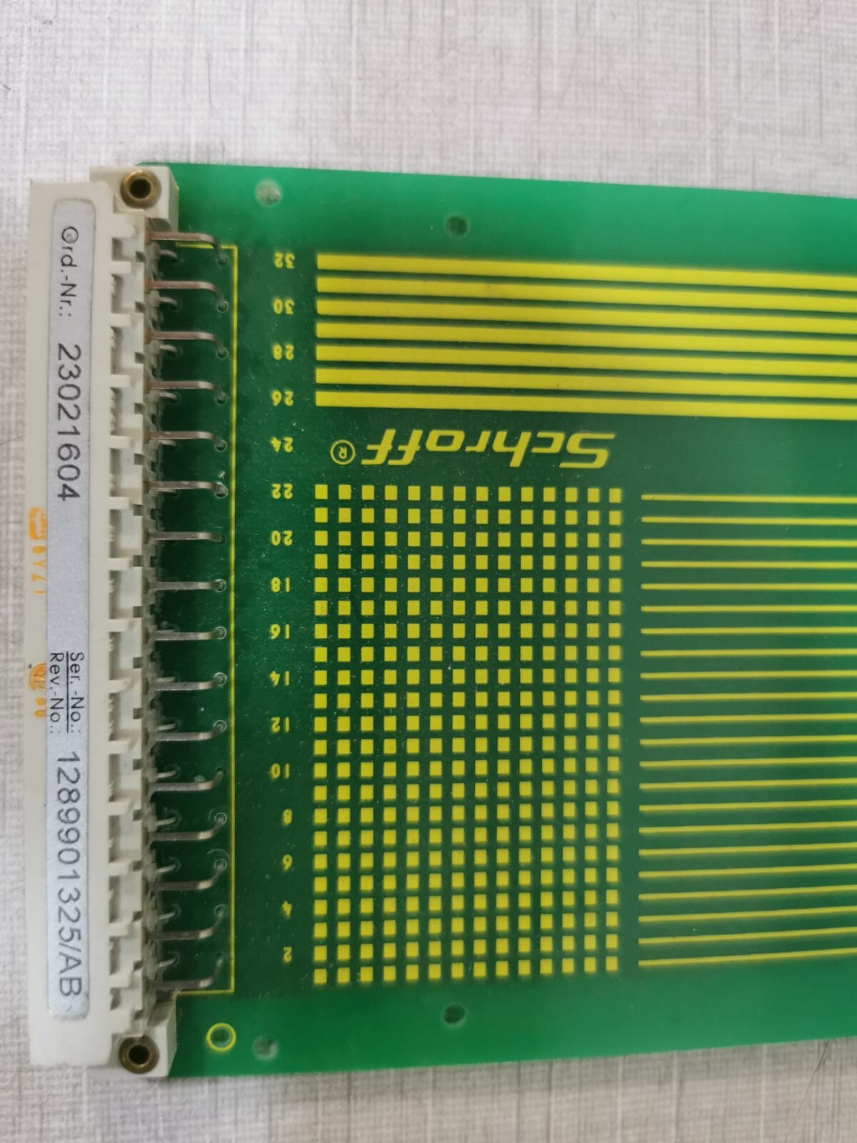 SCHROFF 23021604 SCHROFF 23021604 TEST ADAPTER MODULE 5