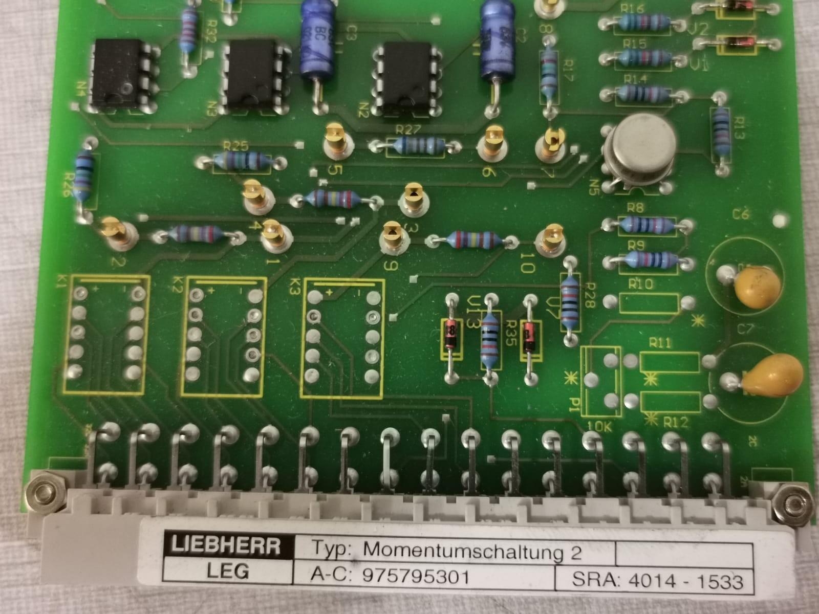 LIEBHERR 975795301 LIEBHERR 975795301/ 4014-3534 PCB CARD 5