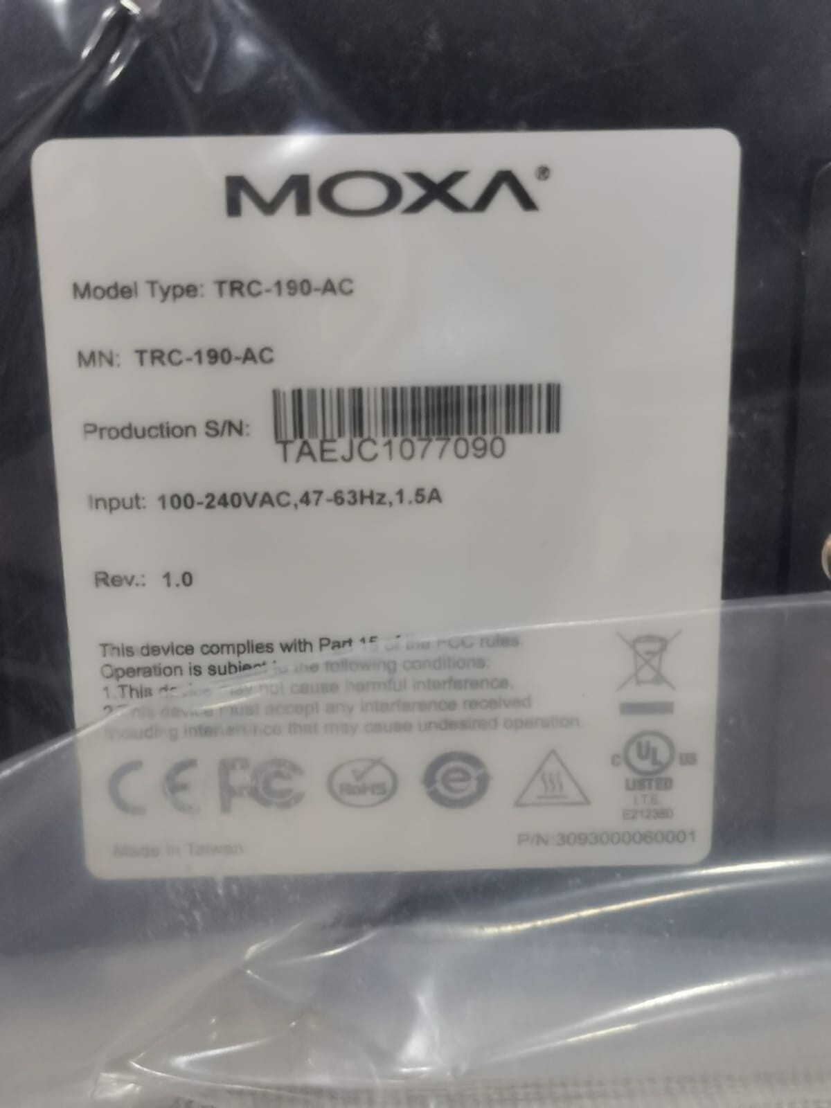 Moxa TRC-190-AC MOXA TRC-190-AC Media Converter Modules 2