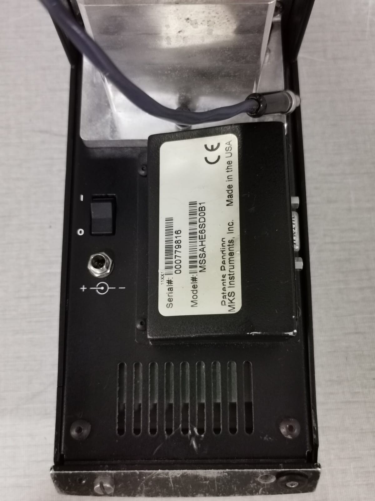 MKS MSSAHE6SD0B1 MKS PICO MSSAHE6SD0B1 Mass Spec Leak Detector - Missing 2 Chargeable Batteries 4