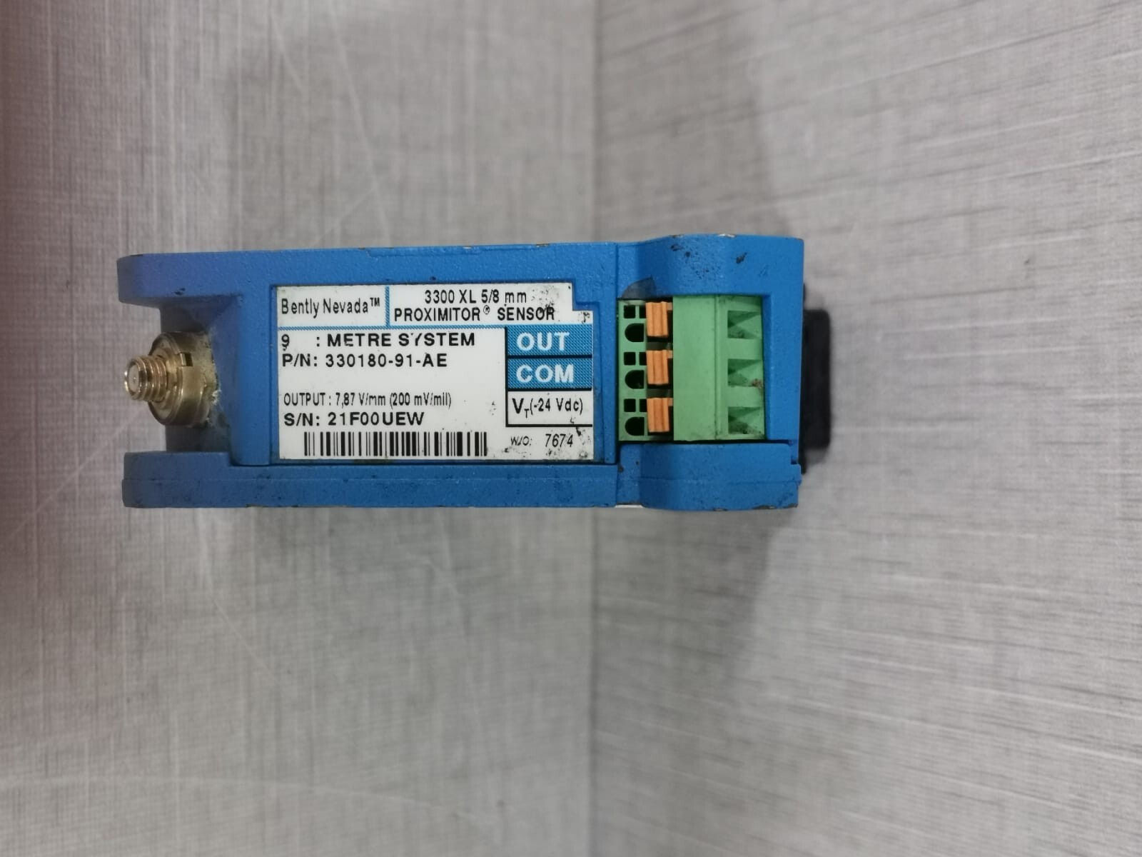 Bently Nevada 330180-91-AE BENTLY NEVADA 330180-91-AE 3300 XL 5/8mm PROXIMITOR SENSOR 3