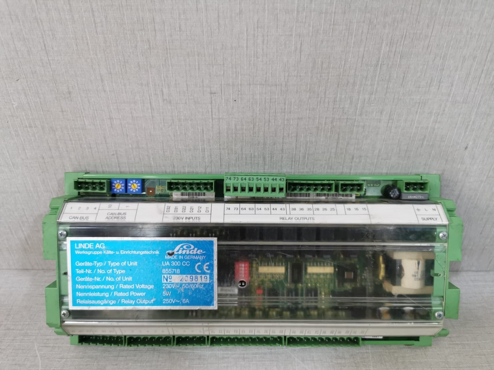 LINDE AG UA 300 CC /855718 ANALOG TEMPERATURE COOLER