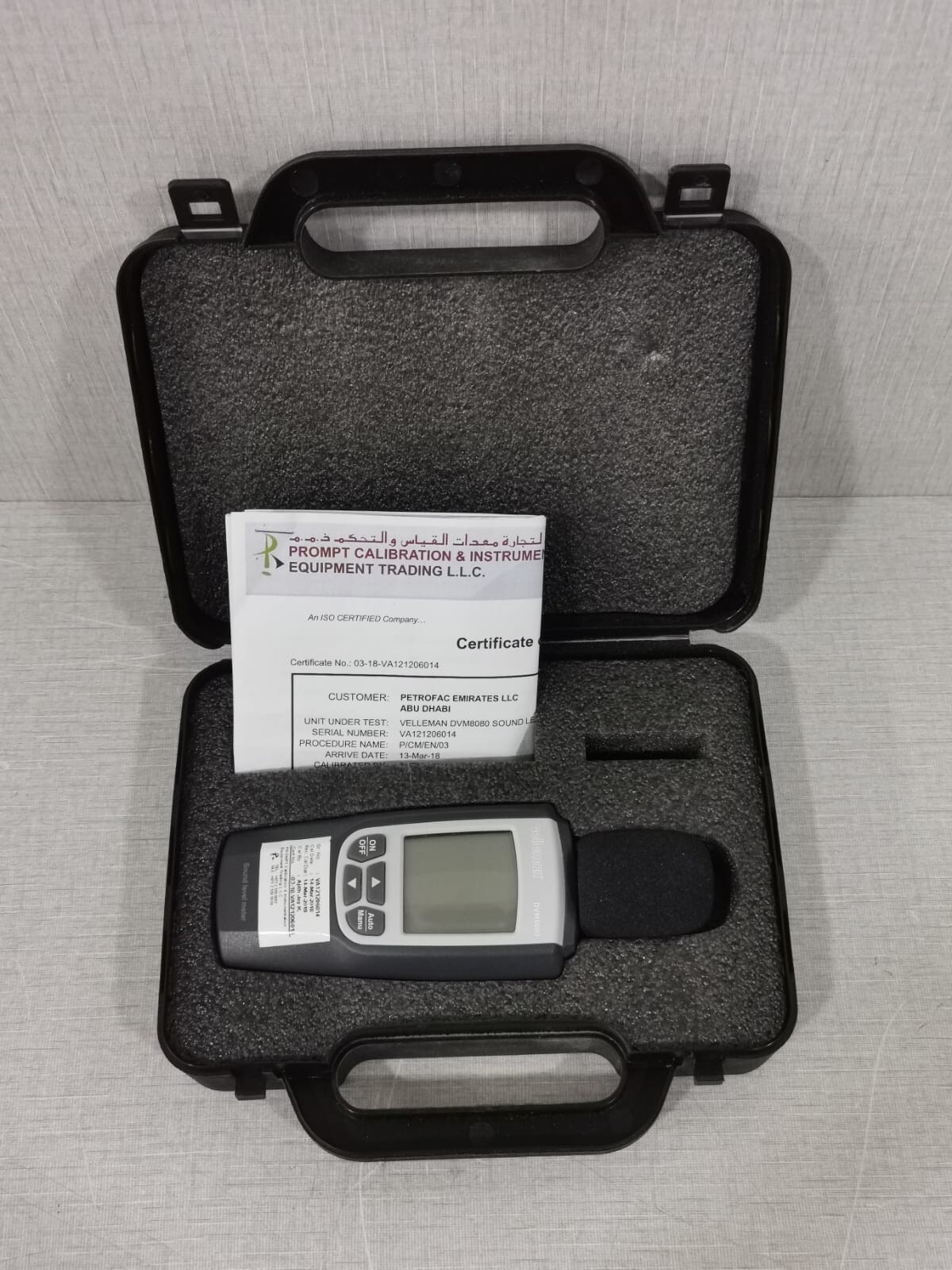 Velleman DVM8080 Velleman DVM8080 Decibel Meter / Sound Level Meter 2