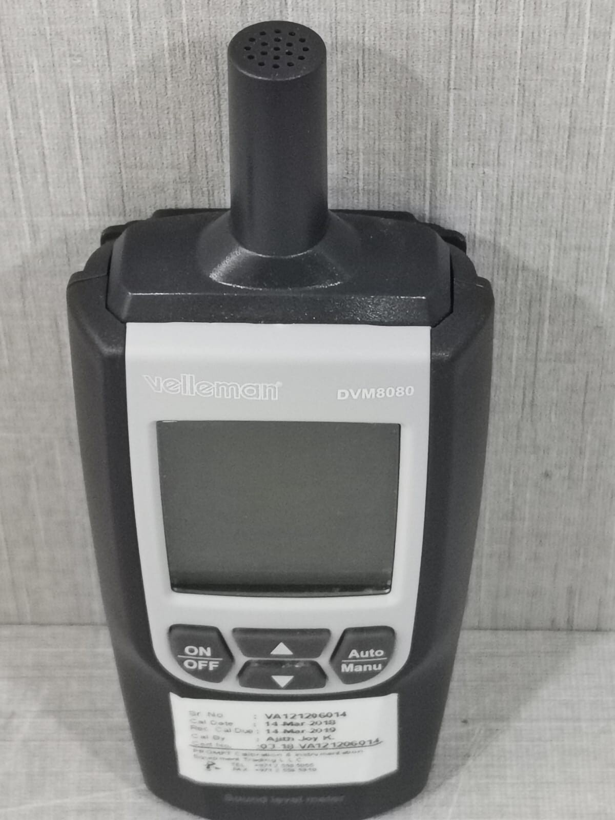 Velleman DVM8080 Velleman DVM8080 Decibel Meter / Sound Level Meter 3