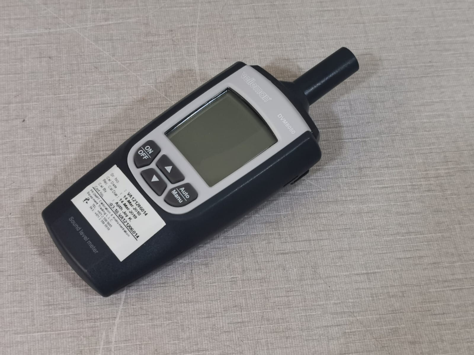 Velleman DVM8080 Velleman DVM8080 Decibel Meter / Sound Level Meter 7