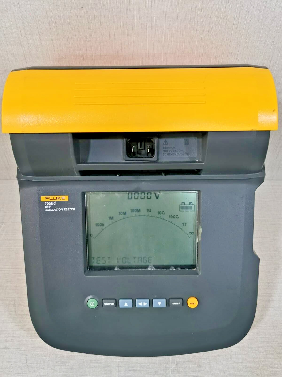 Fluke 1550C FLUKE 1550C Digital Insulation Tester 5kV - Incomplete Accessories 4