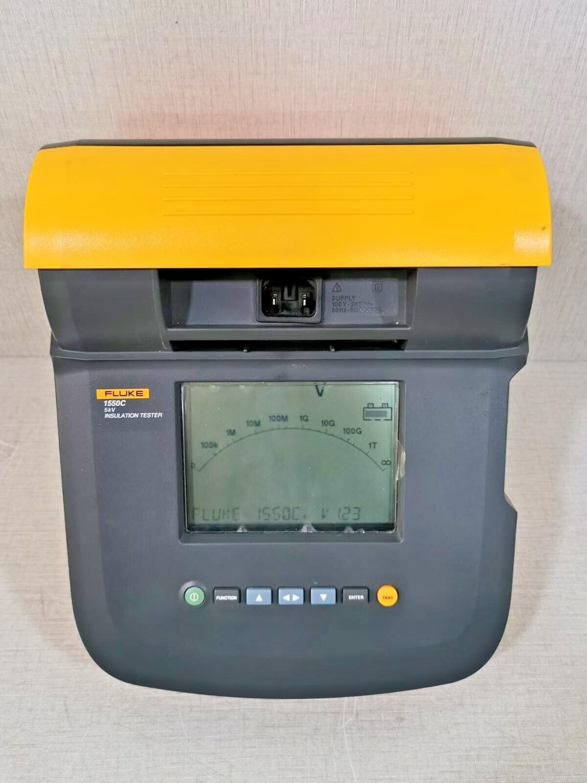 Fluke 1550C FLUKE 1550C Digital Insulation Tester 5kV - Incomplete Accessories 5