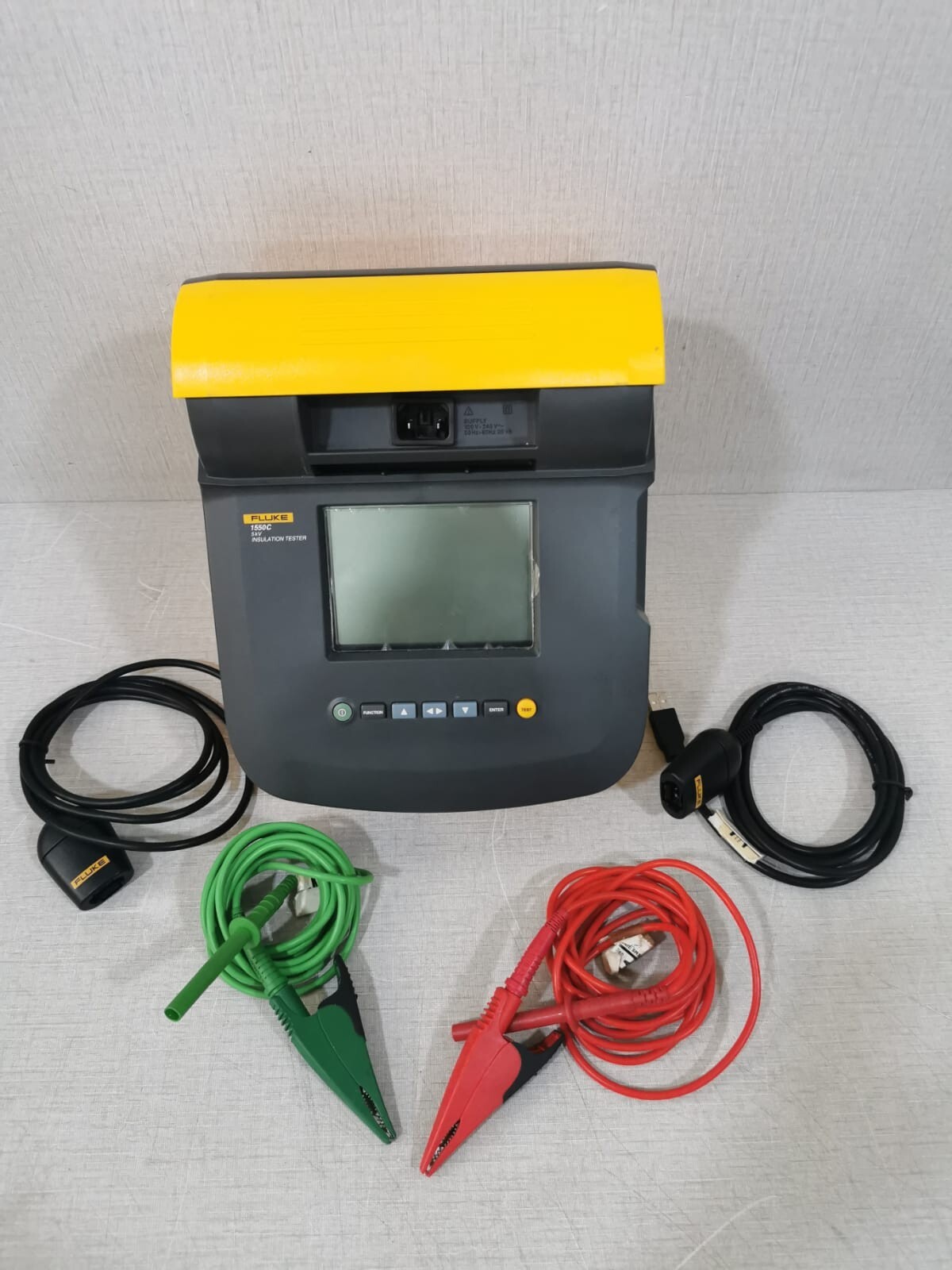 Fluke 1550C FLUKE 1550C Digital Insulation Tester 5kV - Incomplete Accessories 6