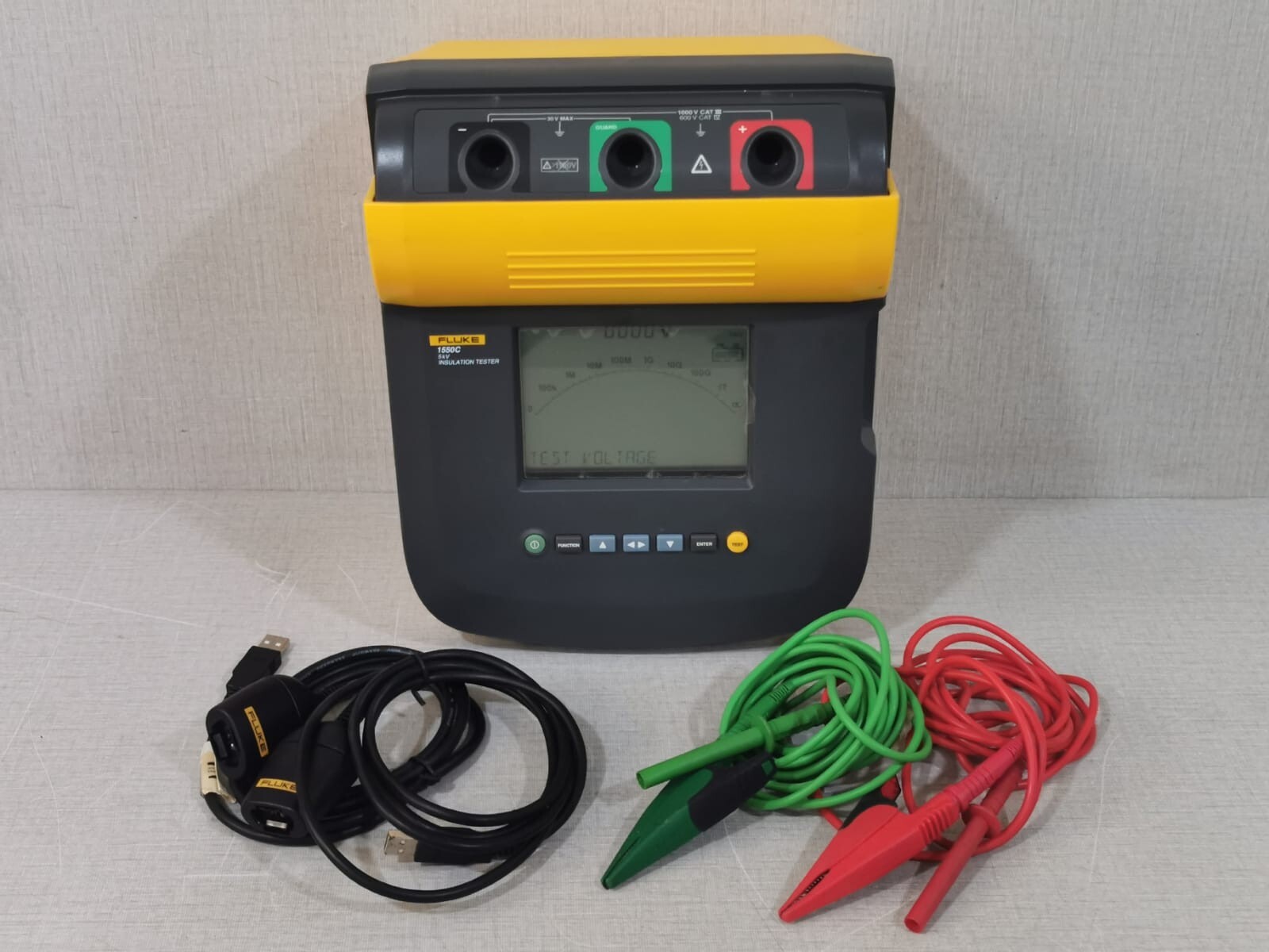 Fluke 1550C FLUKE 1550C Digital Insulation Tester 5kV - Incomplete Accessories 7