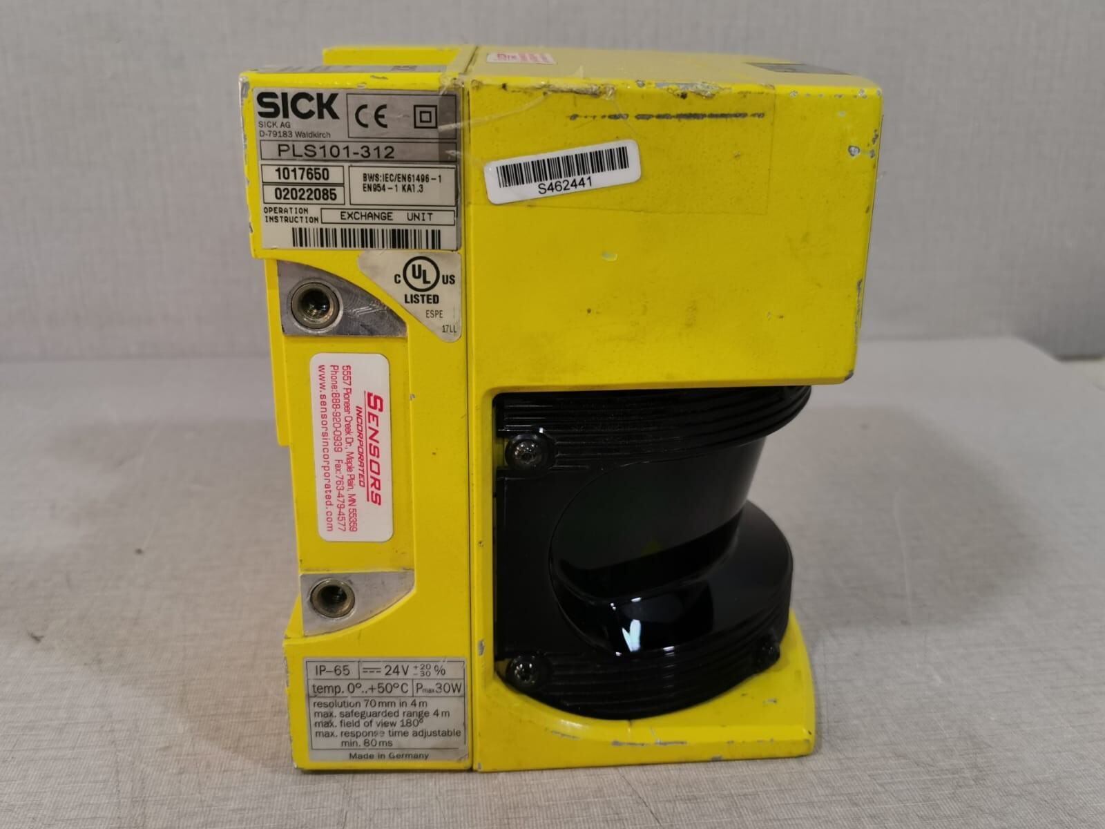 SICK PLS101-312 SICK PLS101-312 Proximity Safety Laser Scanner 3