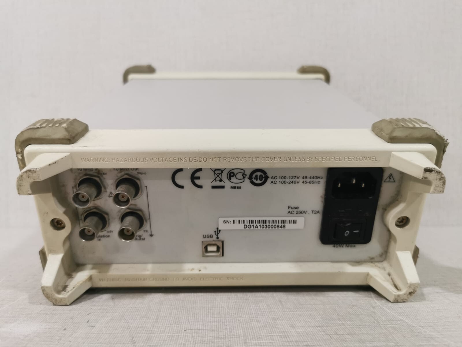 RIGOL DG1021 RIGOL DG1021 FUNCTION/ARBITRARY WAVEFORM GENERATOR 20MHz 100MSa/s 9