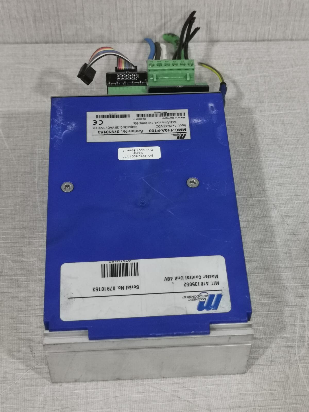 Magnetic AutoControl™ MMC-110A-F100 Magnetic AutoControl MMC-110A-F100 Master Control Unit 48V 5