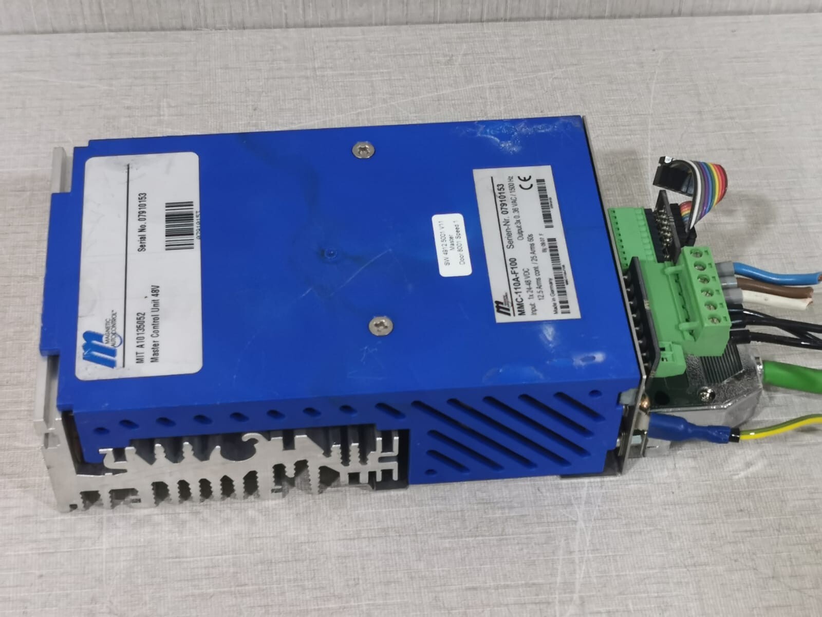Magnetic AutoControl™ MMC-110A-F100 Magnetic AutoControl MMC-110A-F100 Master Control Unit 48V 7