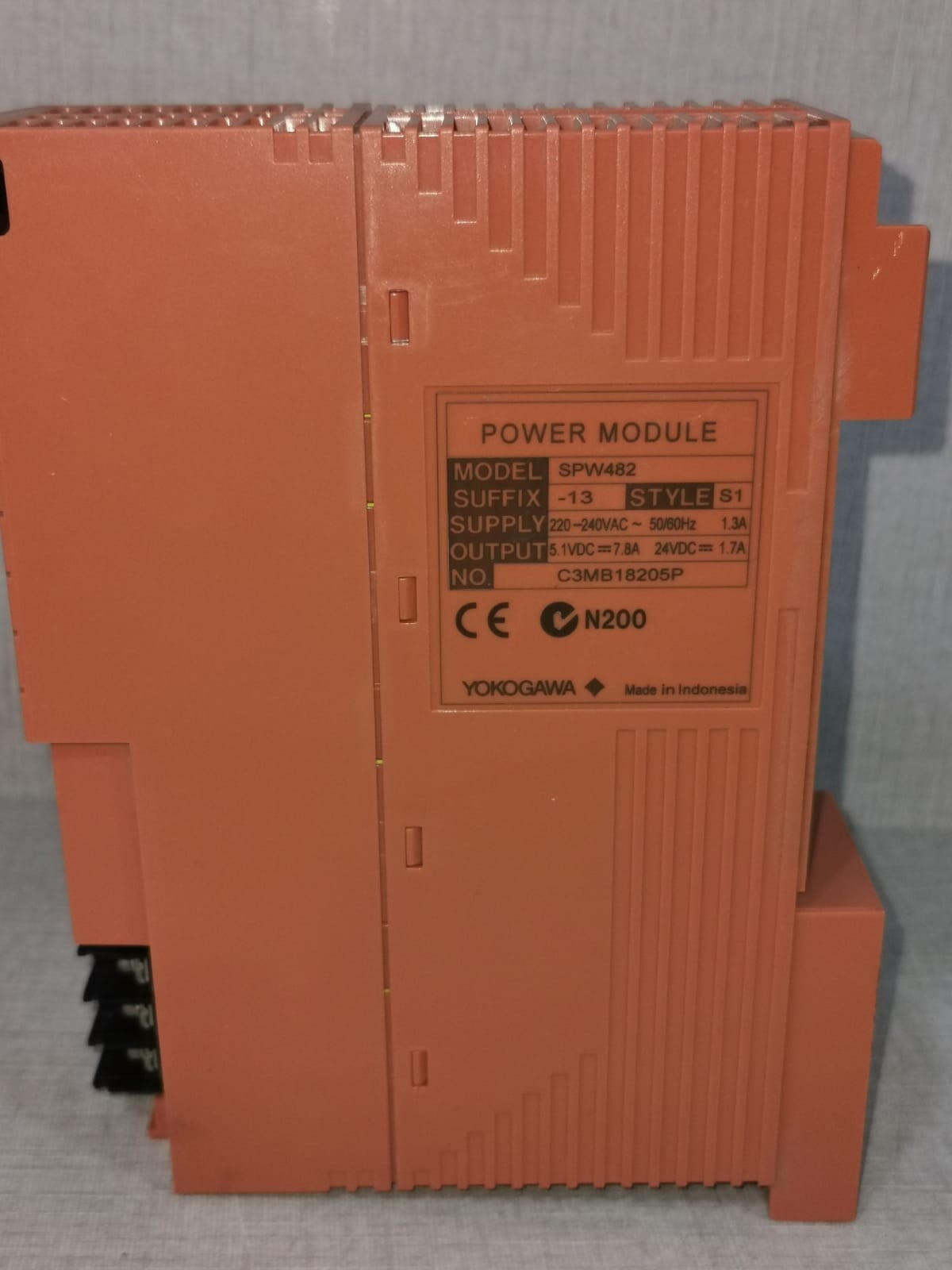 Yokogawa SPW482-13-S1 YOKOGAWA SPW482-13-S1 Power Module - Missing FRONT Cover 3