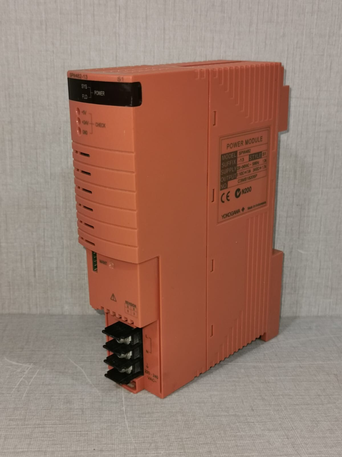 Yokogawa SPW482-13-S1 YOKOGAWA SPW482-13-S1 Power Module - Missing FRONT Cover 4