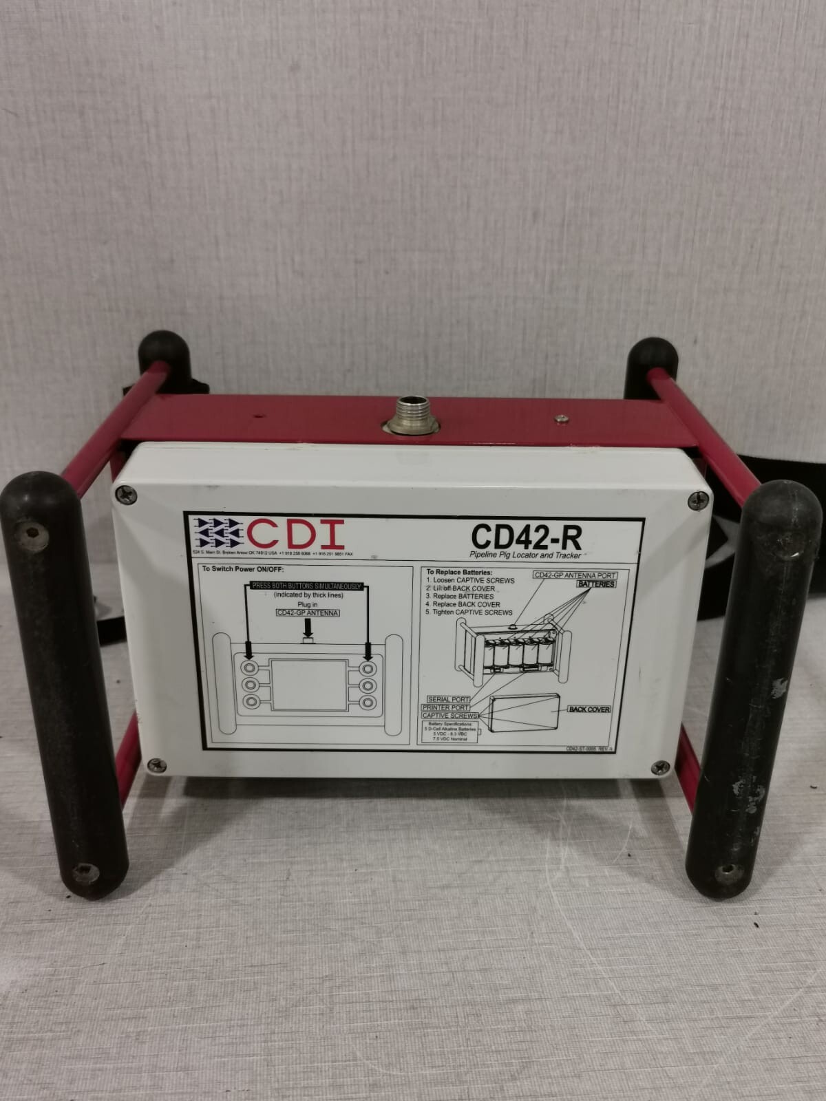 CDI CD42 CD42-R CDI CD42 Pipeline Pig Locator and Tracker System CD42-R CD42-T CD42-GP 6