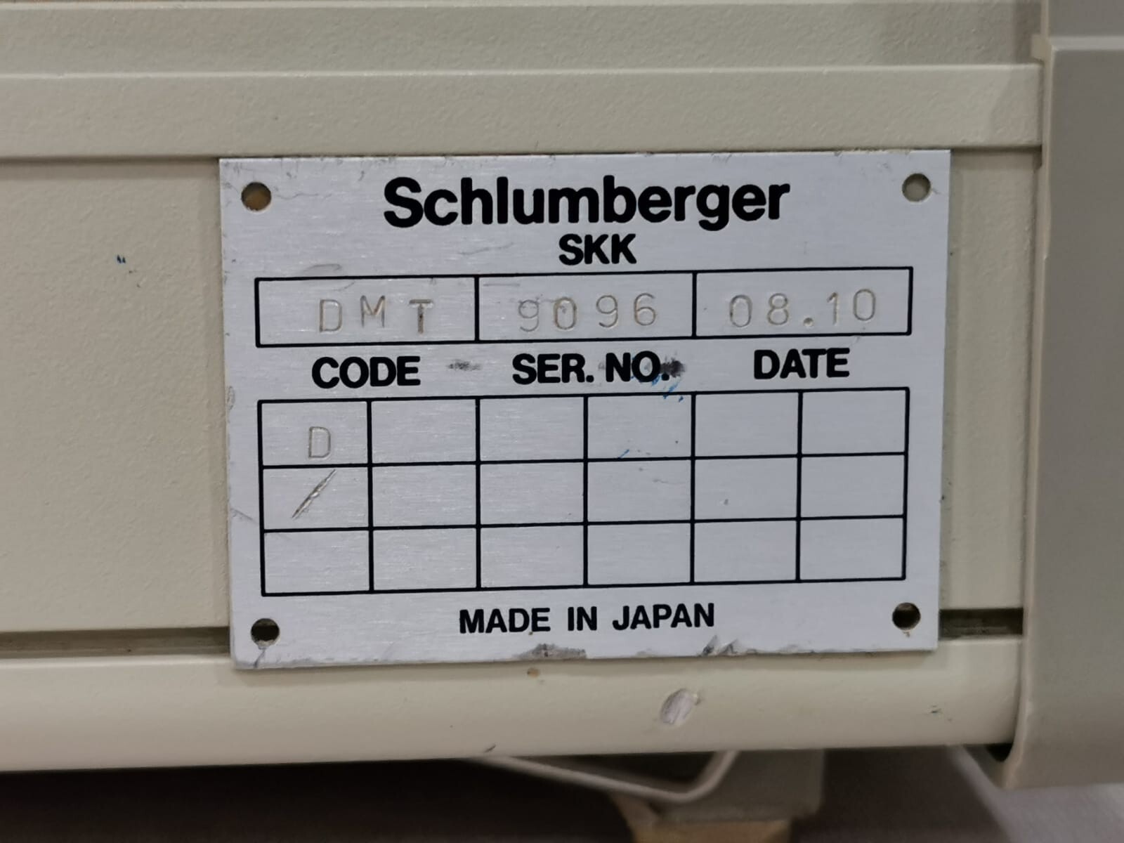 Digital DIGITAL Schlumberger DIGITAL MUD TESTER 2