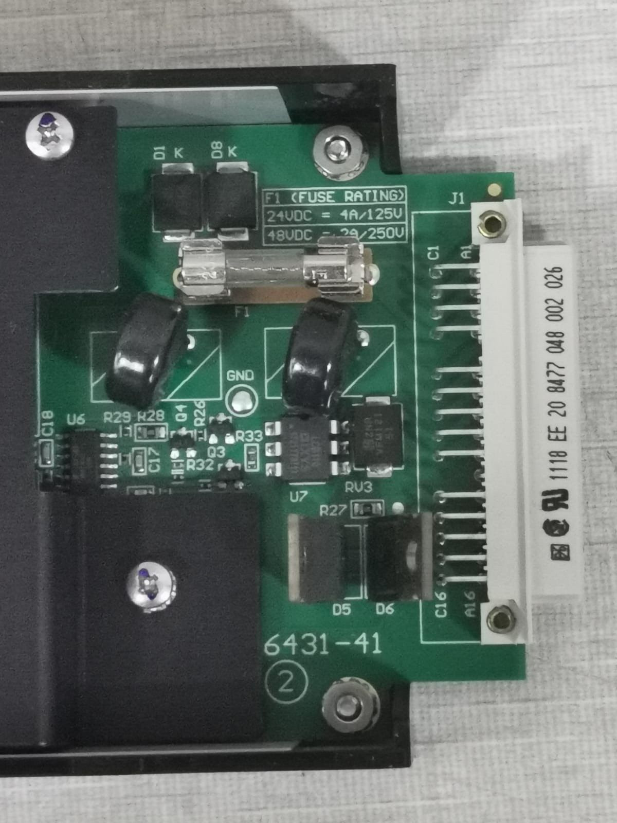 GE B86431-41 GE LENTRONICS MULTIPLEXERS B86431-41 (24V) Power Unit Module 5
