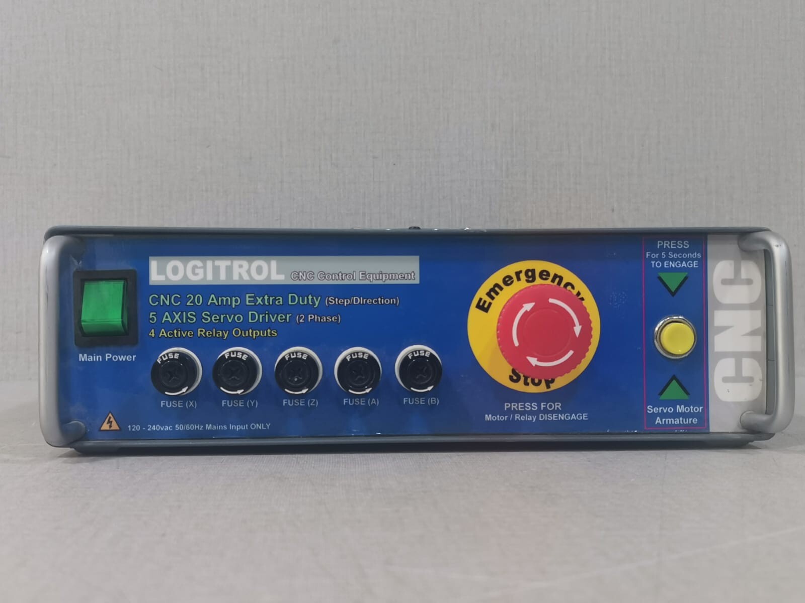 Axis CNC-20 Logitrol CNC Control Equipment CNC 20 Amp Extra Duty 5 Axis Servo Driver 4