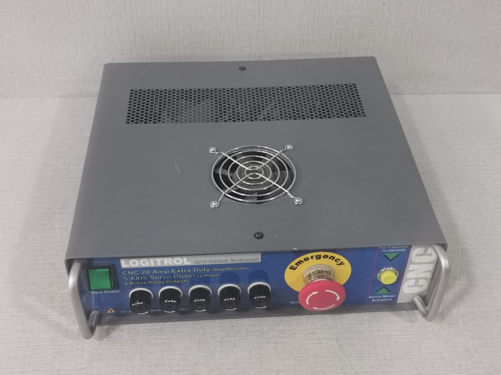 Axis CNC-20 Logitrol CNC Control Equipment CNC 20 Amp Extra Duty 5 Axis Servo Driver 9
