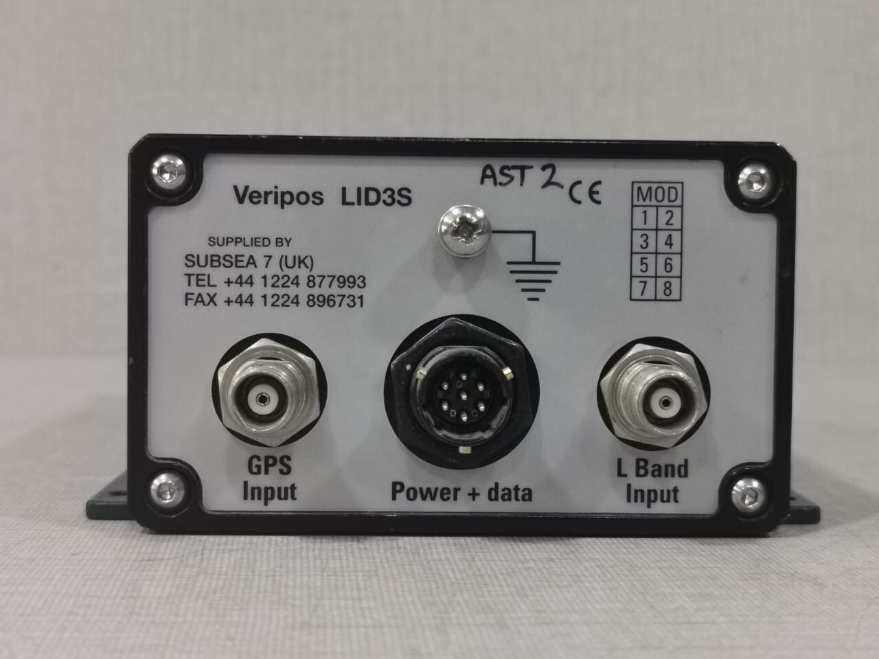 Veripos LID3S Veripos LID3S Integrated Positioning Unit Control 6