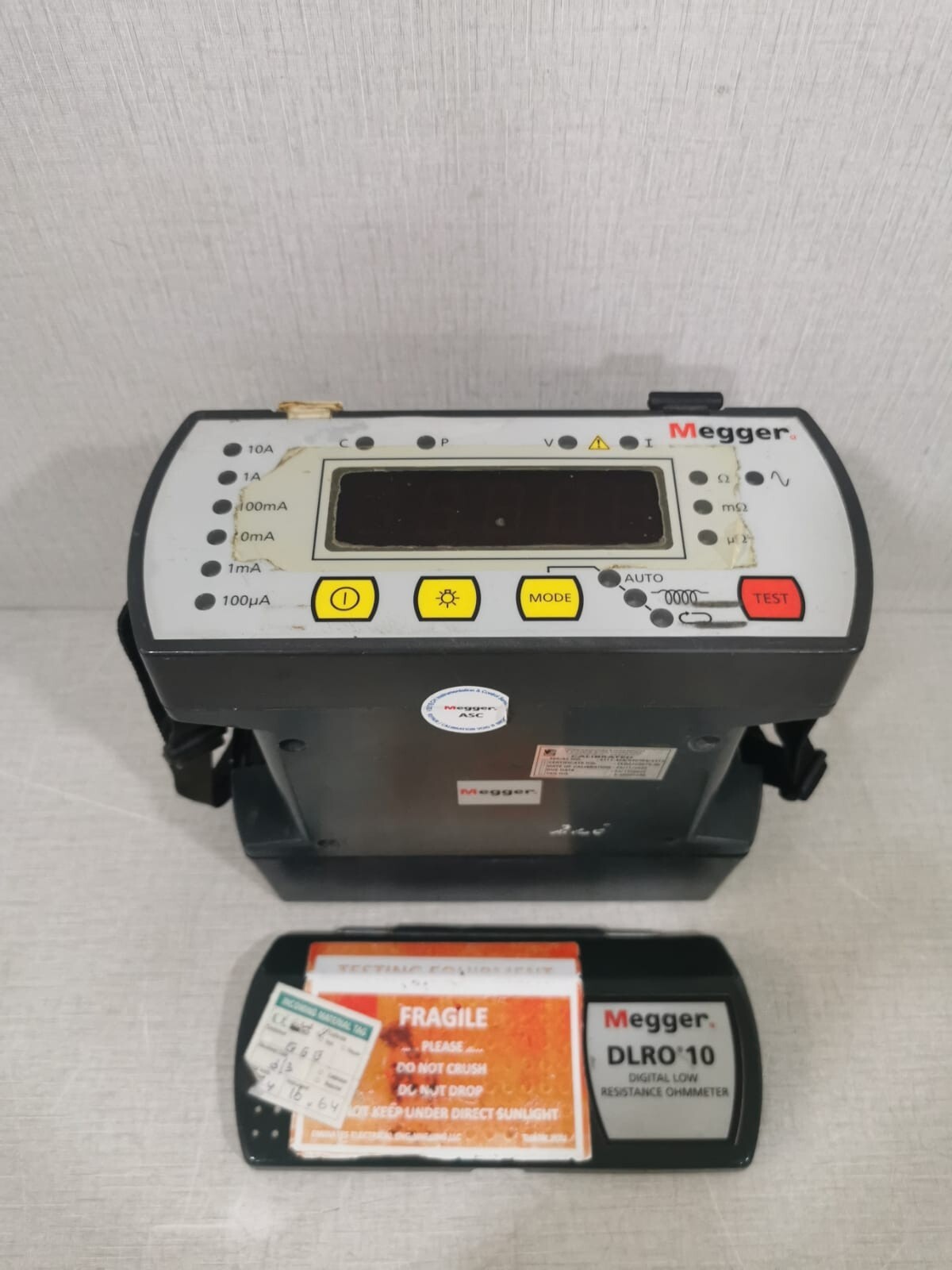 Megger DLRO-10 MEGGER DLRO 10 DIGITAL LOW RESISTANCE OHMETER 3