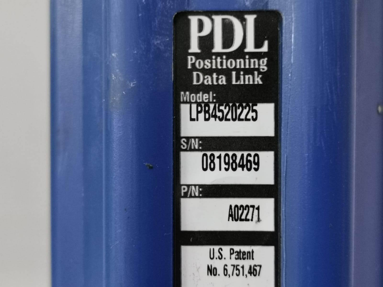 PACIFIC CREST LPB4520225 Pacific Crest Positioning Data Link PDL LPB4520225 / Part No. A02271 3