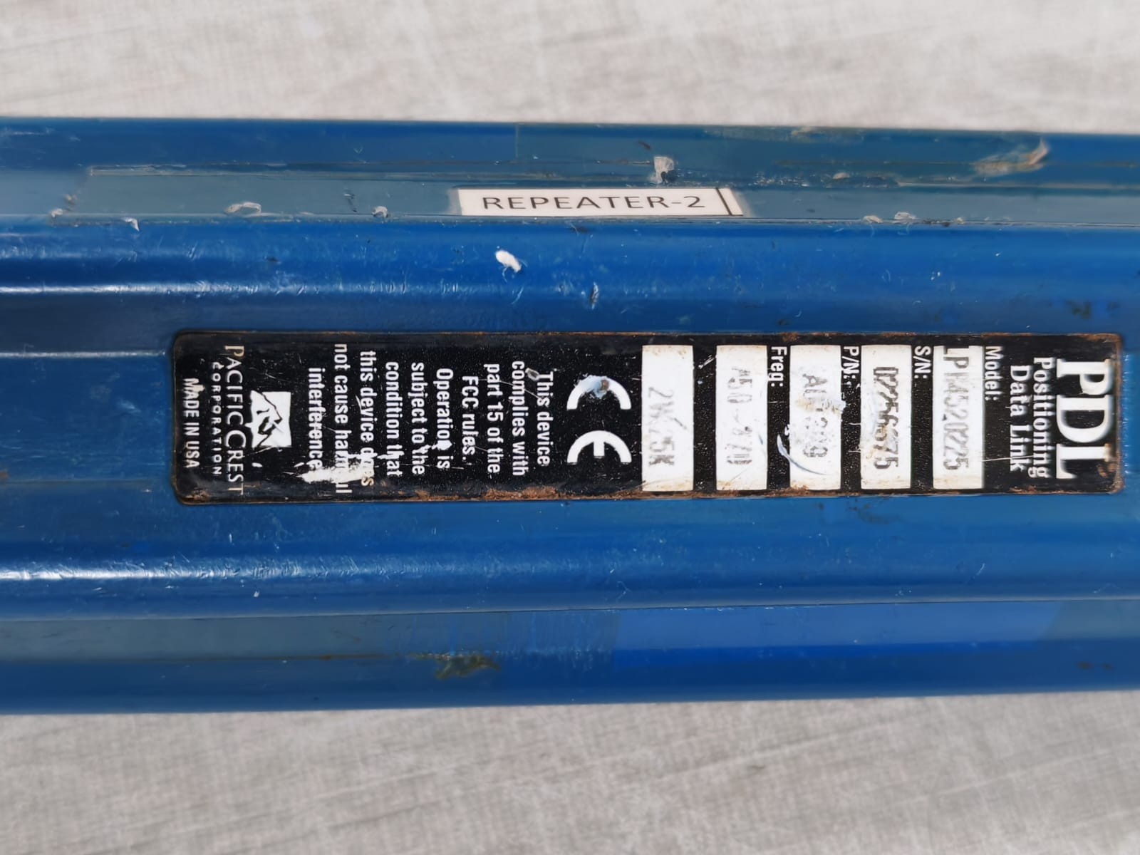 PACIFIC CREST LPB4520225 Pacific Crest Positioning Data Link PDL LPB4520225 / Part No. A01309 4