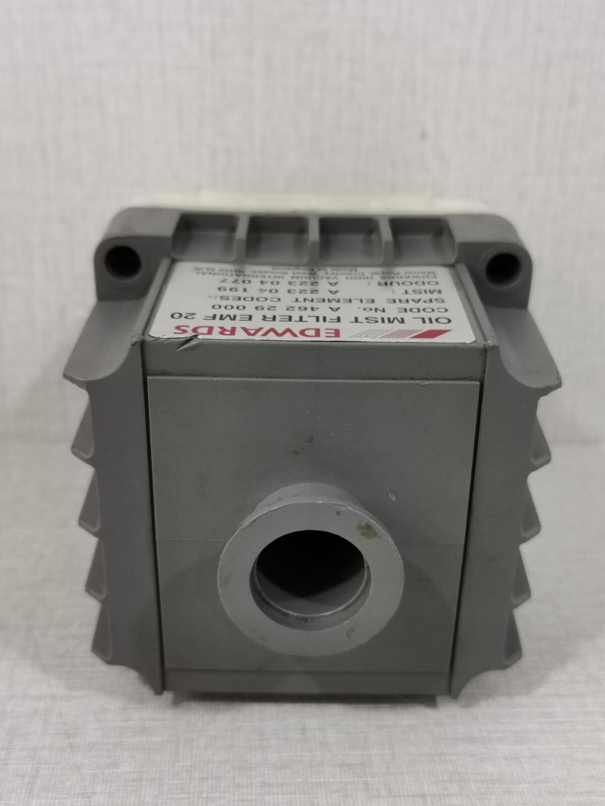 Edwards EMF20 Edwards A462-29-000 EMF20 Oil Mist Odor Filter Assembly 3