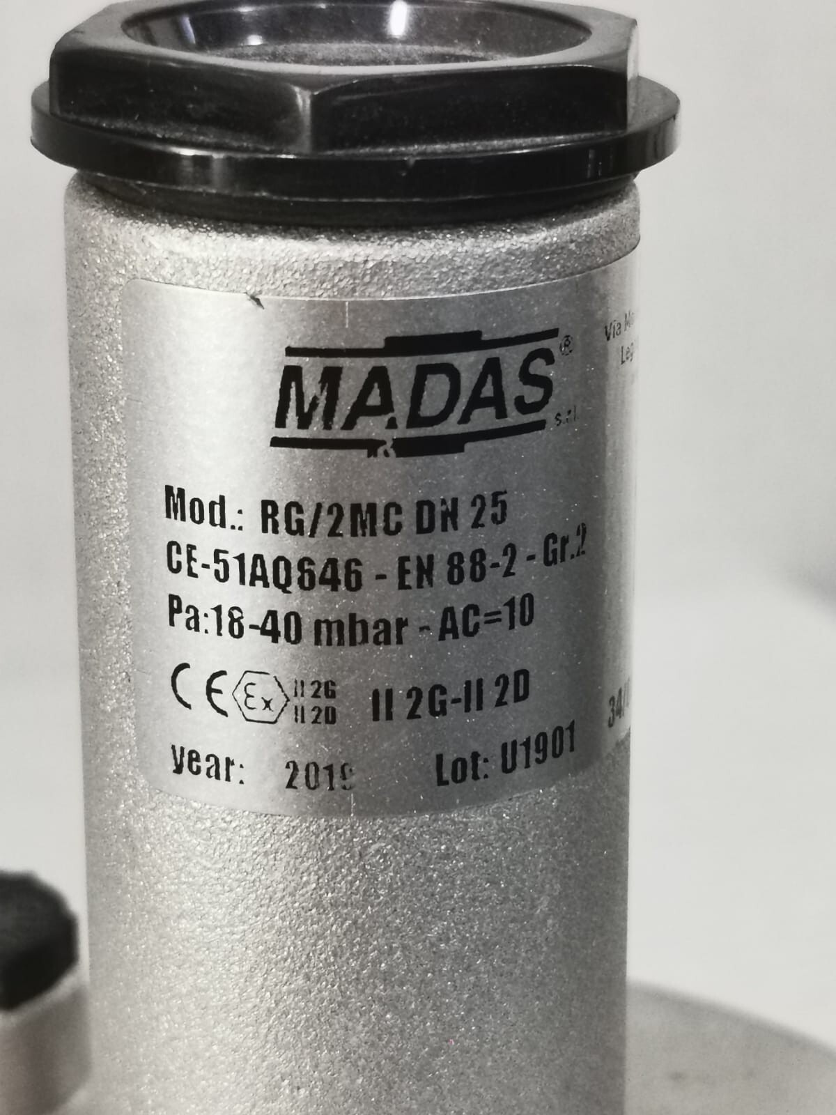 MADAS DN25 MADAS RG/2MC DN25 Relief Valves W 2